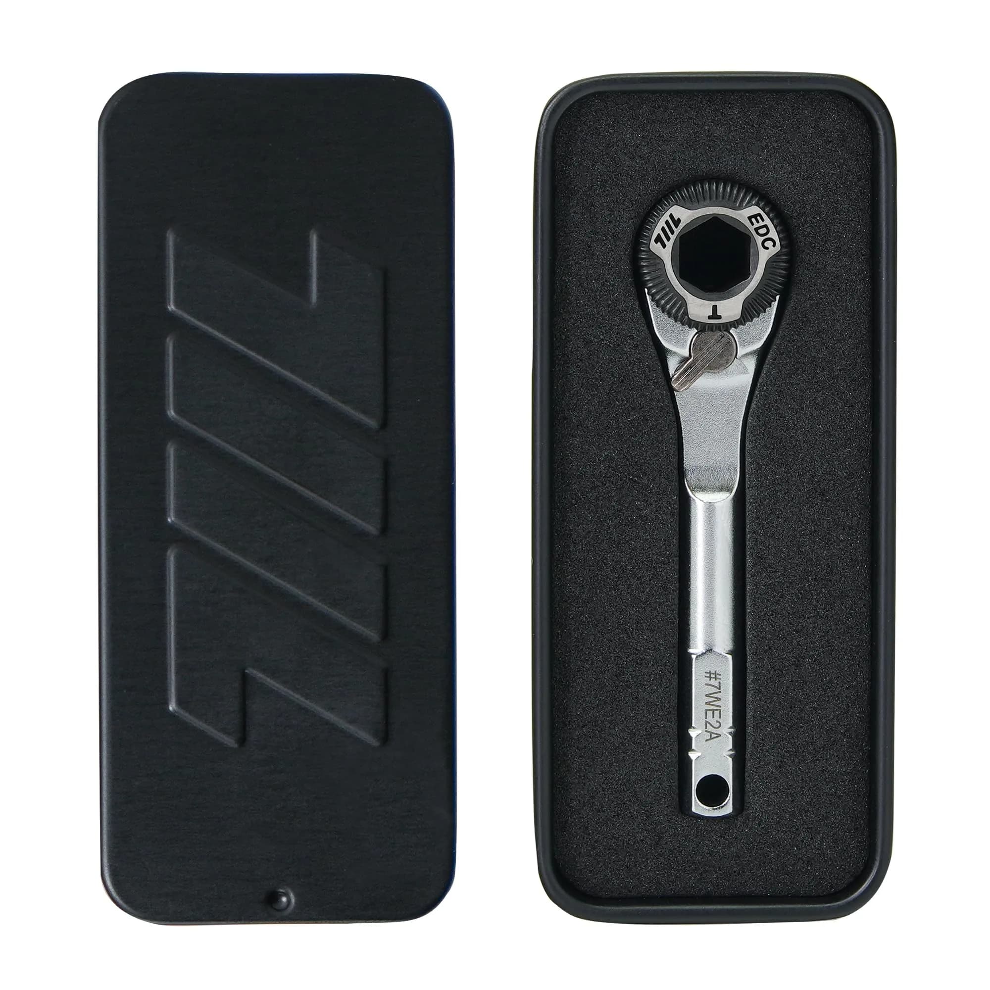 711L 1/4" EDC Ratchet Wrench MK2 with Geared Thumb Wheel | Compact, Alloy Steel, Taiwan Made