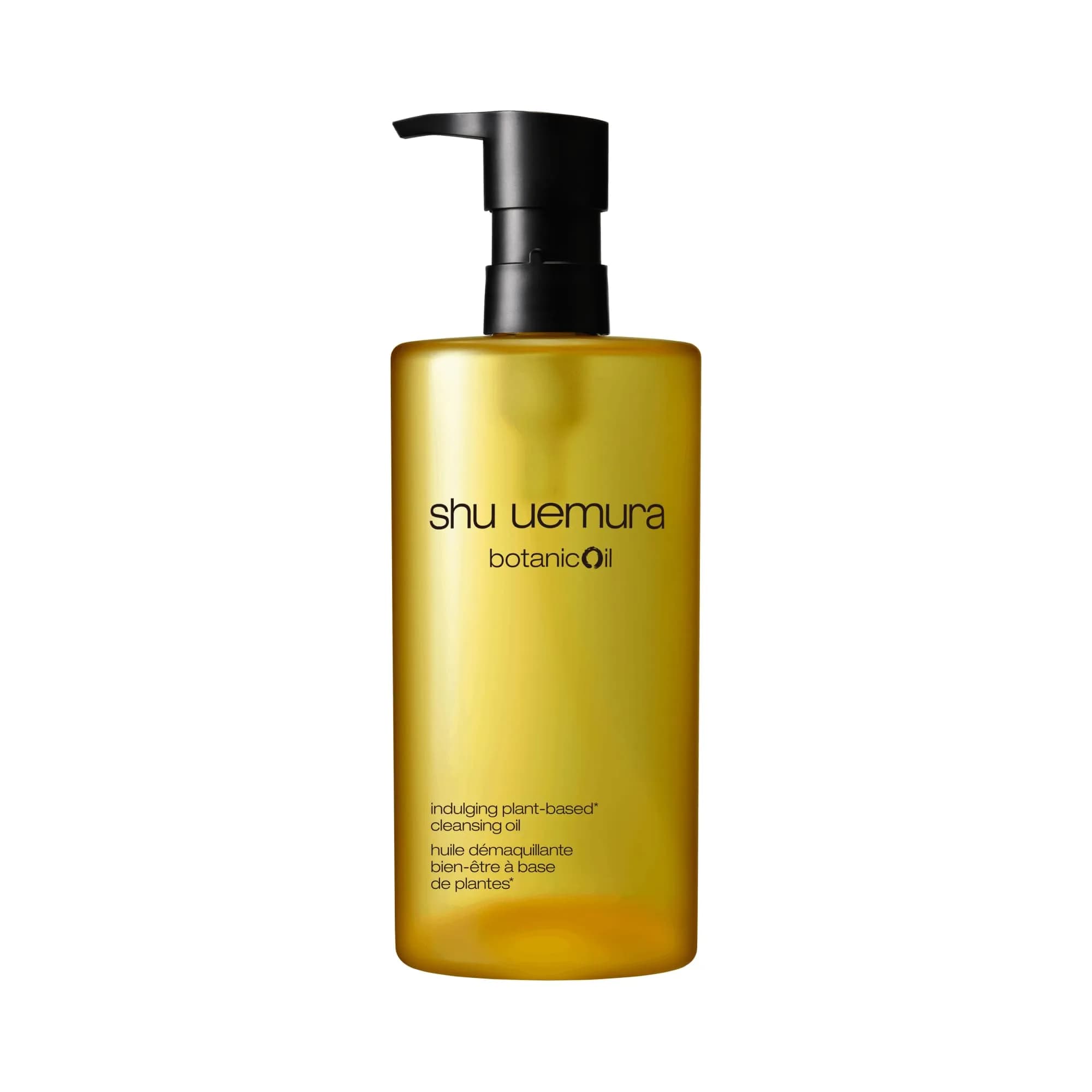 shu uemura Botanicoil Indulging Cleansing Oil 15.2 Fl Oz | Makeup & Facial Cleanser for Sensitive Skin
