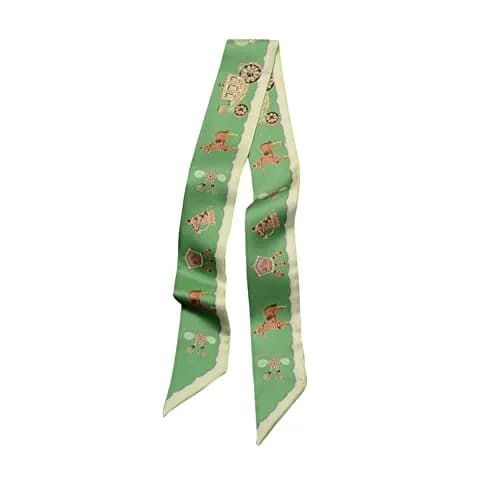 JERLA Mulberry Silk Scarf for Women | 33.5"×1.97" | Multi-Use Silk Accessory thumbnail 1