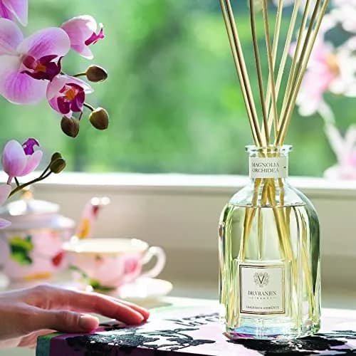 Dr. Vranjes Magnolia Orchidea Diffuser 250ml + Double Pack of White Sticks | Floral Luxury Home Fragrance thumbnail 4
