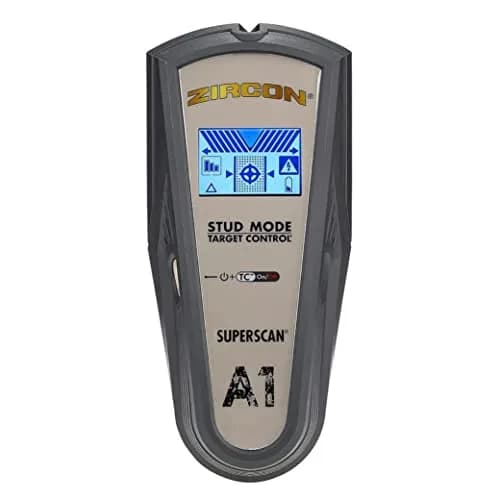 Zircon SuperScan A1 Advanced Stud Finder with Target Control and StudScan Mode | Detects Wood & Metal Studs up to 19mm thumbnail 1