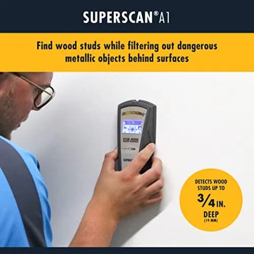 Zircon SuperScan A1 Advanced Stud Finder with Target Control and StudScan Mode | Detects Wood & Metal Studs up to 19mm thumbnail 2