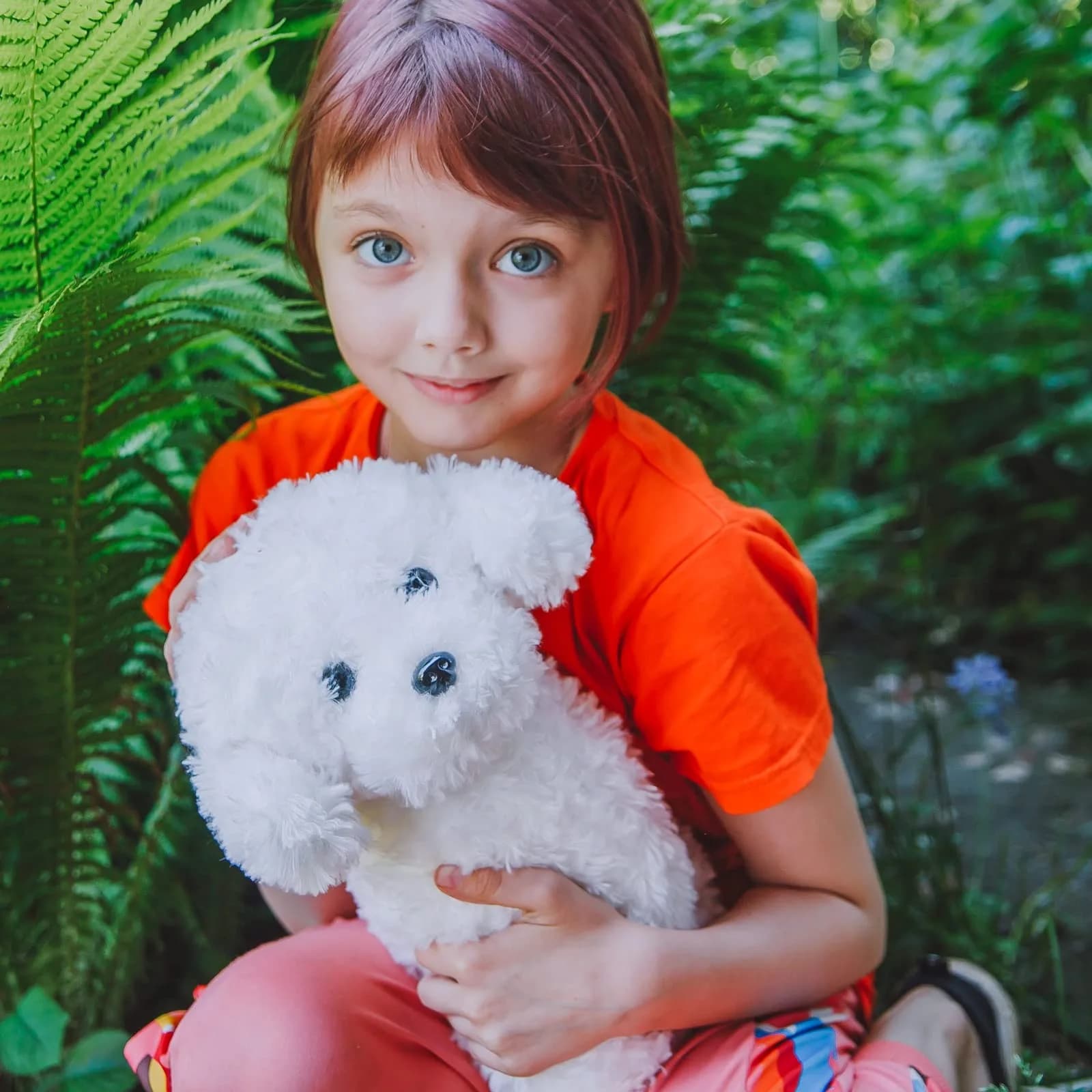 WEIGEDU White Toy Poodle Stuffed Animal Dog Puppy - Bichon Frise Maltese Maltipoo White Labradoodle Plush Toy for Kids and Babies 12.6" thumbnail 7