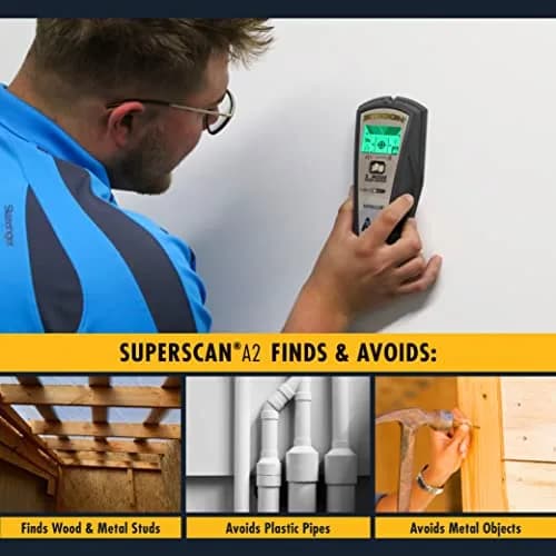 Zircon SuperScan A1 Advanced Stud Finder with Target Control and StudScan Mode | Detects Wood & Metal Studs up to 19mm thumbnail 4