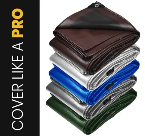 PROTARP Extra Heavy Duty 16 Mil Tarp Cover | Waterproof, UV Resistant, Rip & Tear Proof (20′ X 40′) thumbnail 6