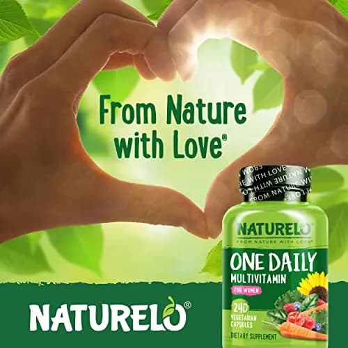 NATURELO One Daily Multivitamin for Women 240 Count | Plant-Based, Non-GMO, Gluten-Free thumbnail 7