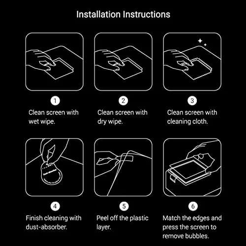 SMALLRIG Tempered Glass Screen Protector for Sony Alpha 7C II / 7CR / 6700 / ZV-E1 / 7 IV Cameras (4-Pack, 73.4 x 49.6mm) thumbnail 8
