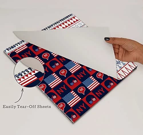 Inkdotpot America Theme Texture Scrapbook Paper Pad 12x12 Inch (25 Sheets, 150 GSM) | Acid-Free Cardstock for Crafts thumbnail 3