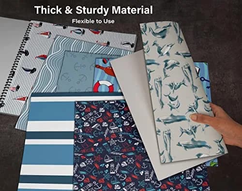 Inkdotpot Nautical Texture Scrapbook Paper Pad 12x12 Inch (30.48x30.48 cm) | 25 Sheets Acid-Free Decorative Cardstock for Crafts thumbnail 8