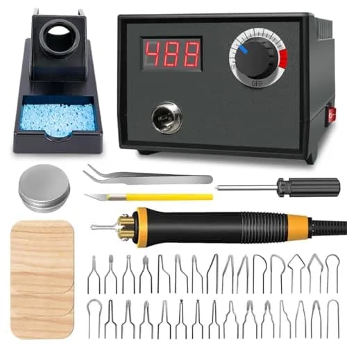 FIRElood Wood Burning Tool Kit 25~750°C | Professional Pyrography Pen with Digital Thermometer thumbnail 1