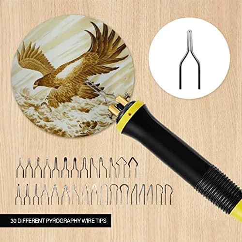 FIRElood Wood Burning Tool Kit 25~750°C | Professional Pyrography Pen with Digital Thermometer thumbnail 4