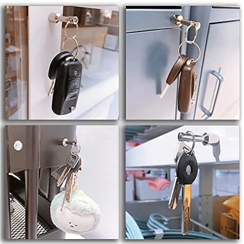 WELLZEER Neodymium Keychain Magnet 17mm x 47mm (2-Pack, Silver) | Strong Rare Earth Metal for Testing Brass, Gold, Silver & Hanging Keys thumbnail 6