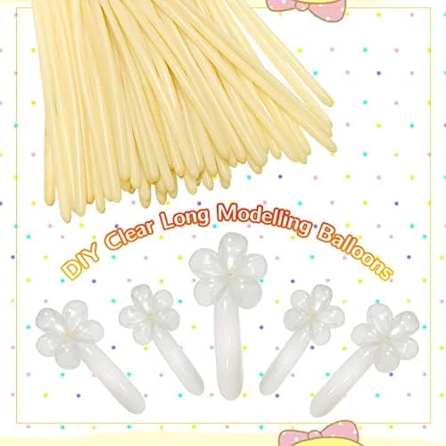 ASIUHY Clear Long Balloons 100 Pack | Twisting Animal Balloon for Parties & Birthdays thumbnail 6