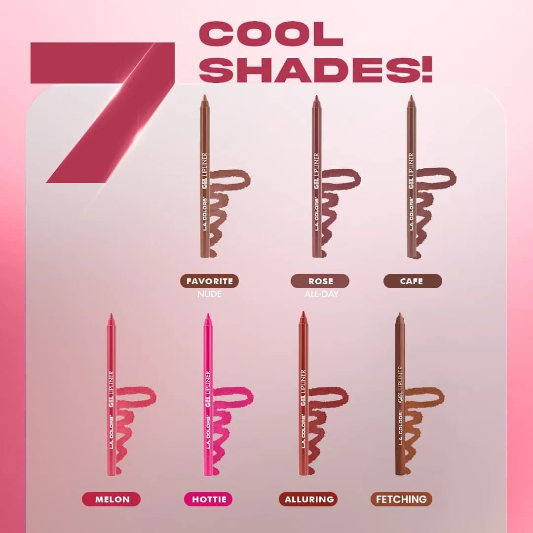 L.A. COLORS Gel Lipliner Melon CP678 | Smooth, Long-Wearing Gel Formula - view 7