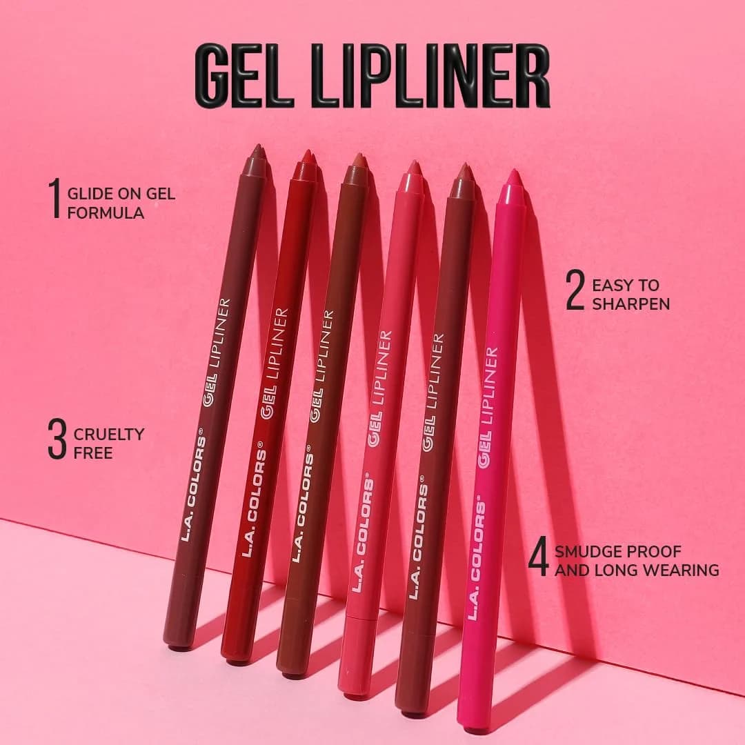 L.A. COLORS Gel Lipliner Alluring 0.5mm (0.017 Fl Oz) | Long-Wearing Matte Finish - view 3