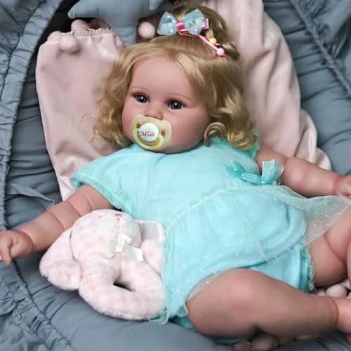 JIZHI 20 Inch Reborn Baby Doll with Accessories | Realistic Lifelike Doll for Ages 3+ thumbnail 5