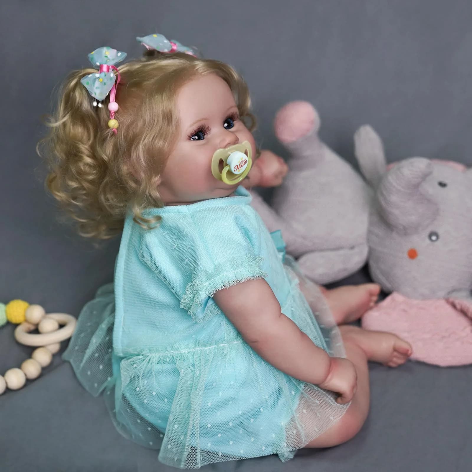 JIZHI 20 Inch Reborn Baby Doll with Accessories | Realistic Lifelike Doll for Ages 3+ - view 7