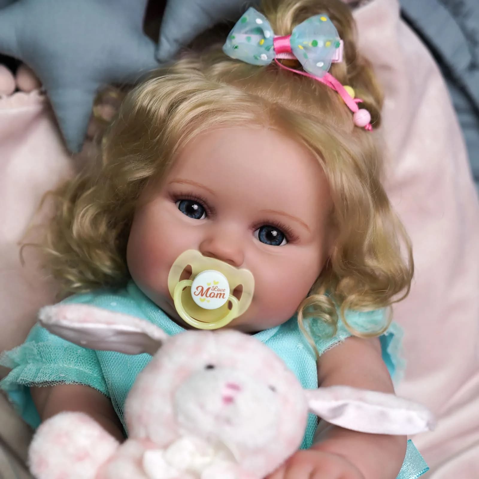 JIZHI 20 Inch Reborn Baby Doll with Accessories | Realistic Lifelike Doll for Ages 3+ - view 3