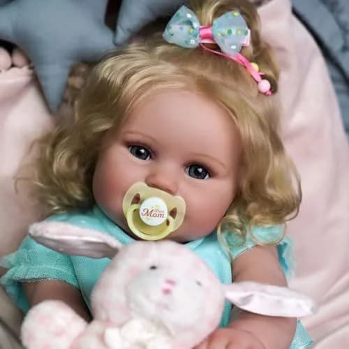 JIZHI 20 Inch Reborn Baby Doll with Accessories | Realistic Lifelike Doll for Ages 3+ thumbnail 3