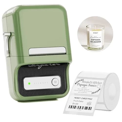 NIIMBOT B21 Thermal Label Maker Printer Green | Portable Bluetooth Connectivity thumbnail 1