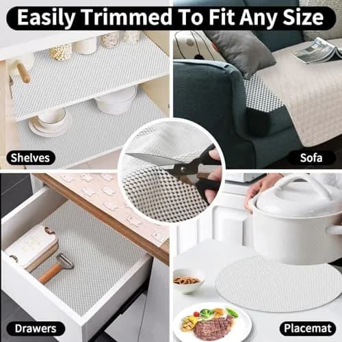 FestiCorp Non Slip Rug Pads 5x7 Ft | Heavy Duty Anti-Slip Rug Grip for Hardwood & Tiles thumbnail 4
