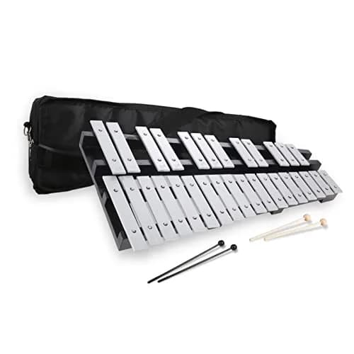 Heuyrao 30 Notes Foldable Glockenspiel Xylophone | Aluminum, Portable, Beginner-Friendly thumbnail 1