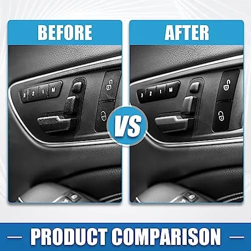 A ABSOPRO Black Door Lock Unlock Button Sticker Trim Cover Set for Mercedes-Benz A Class 2013-2017 (12 Pcs) thumbnail 3