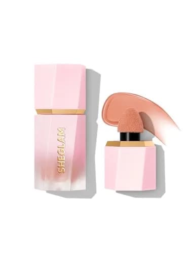 SHEGLAM Color Bloom Liquid Blush Makeup Hush Hush | Matte Finish, Light Coverage, Hydrating Formula thumbnail 1
