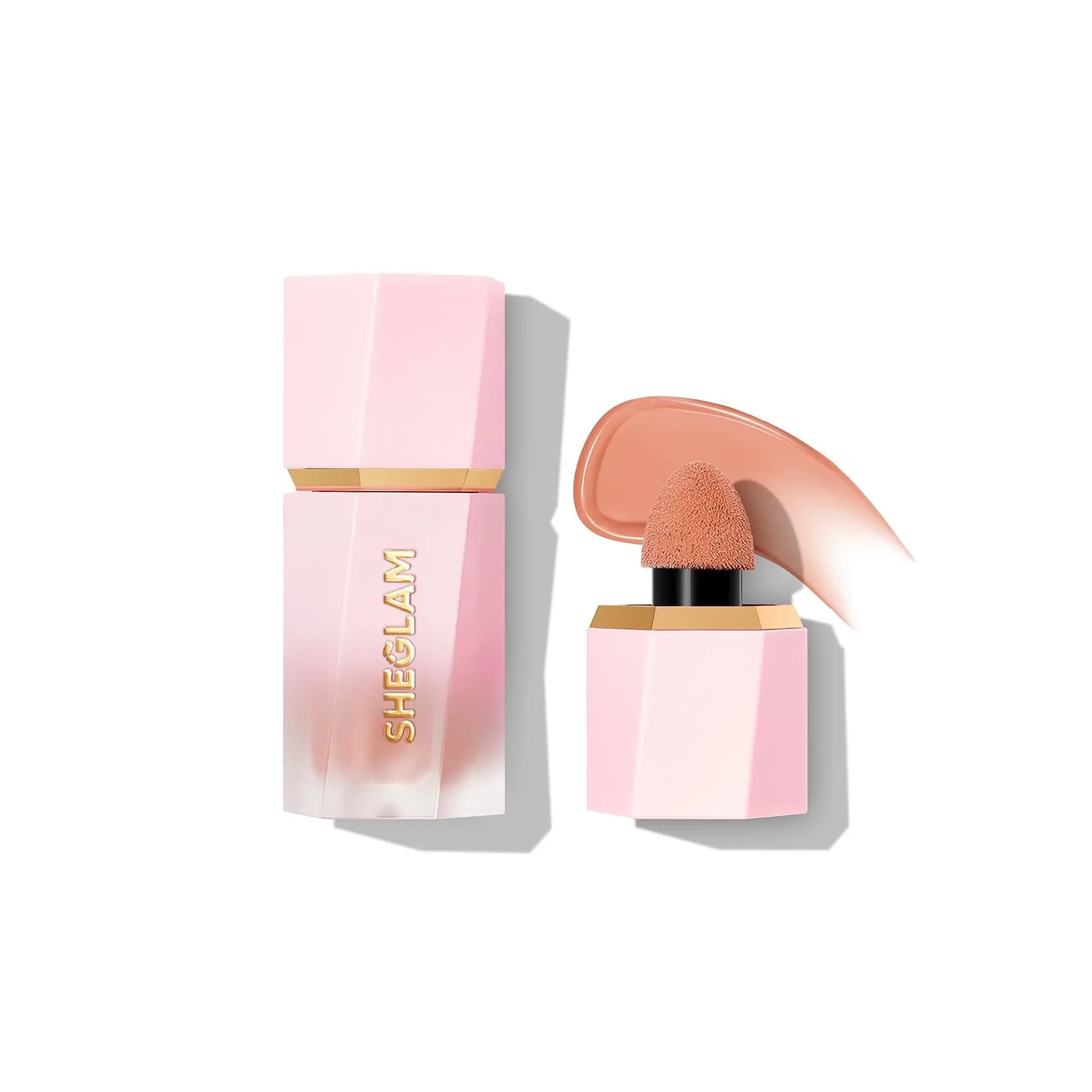 SHEGLAM Color Bloom Liquid Blush Makeup Hush Hush | Matte Finish, Light Coverage, Hydrating Formula - main product image
