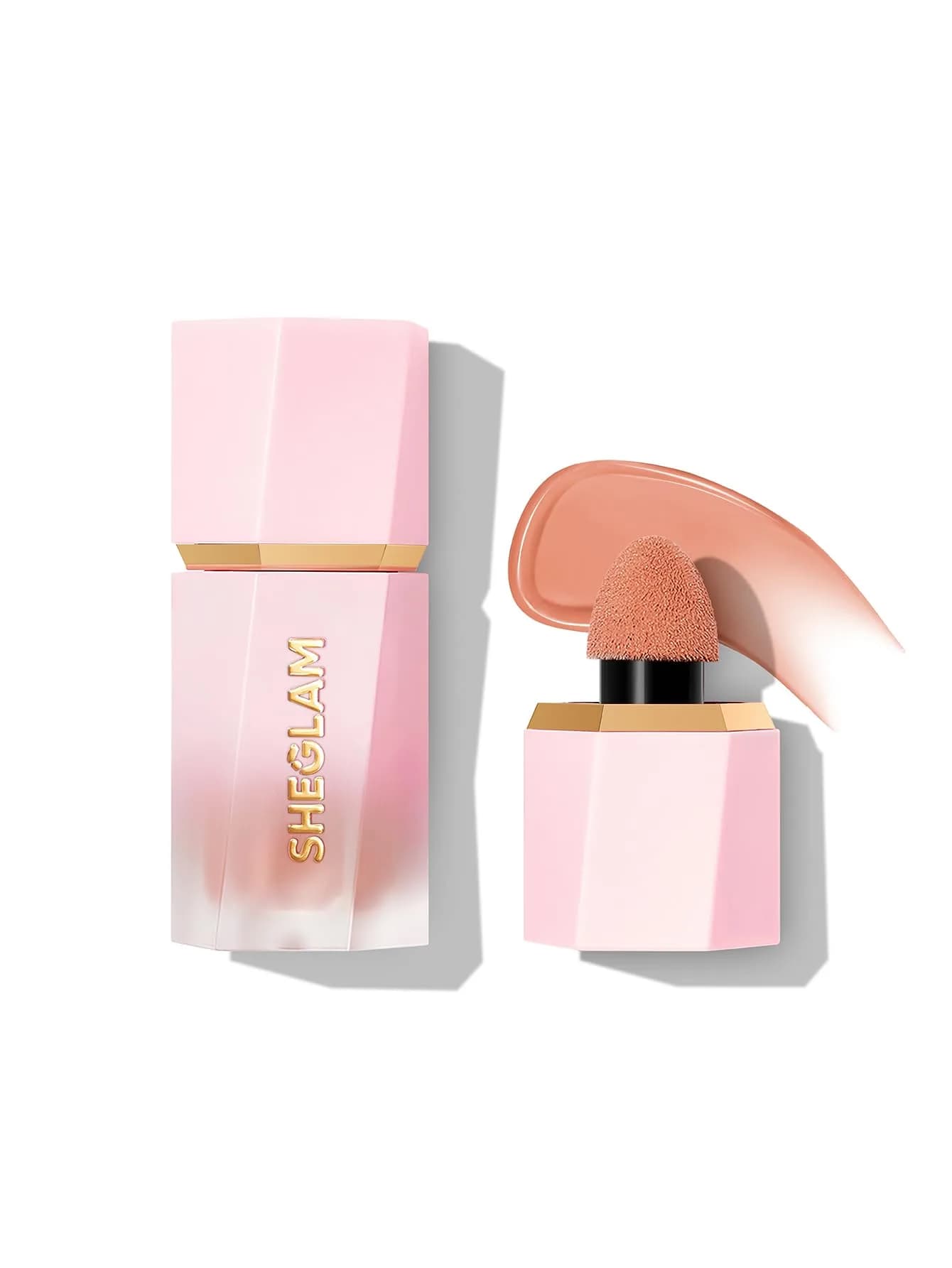 SHEGLAM Color Bloom Liquid Blush Makeup Hush Hush | Matte Finish, Light Coverage, Hydrating Formula - main product image