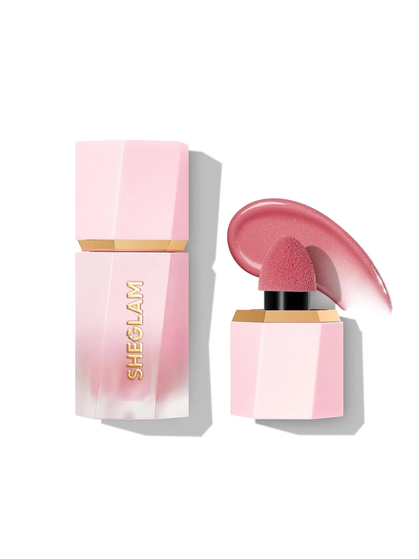 SHEGLAM Color Bloom Liquid Blush - Shimmer Love Cake: Shimmer Finish, Hydrating Gel-Cream for Cheeks, 5.2ml - main product image