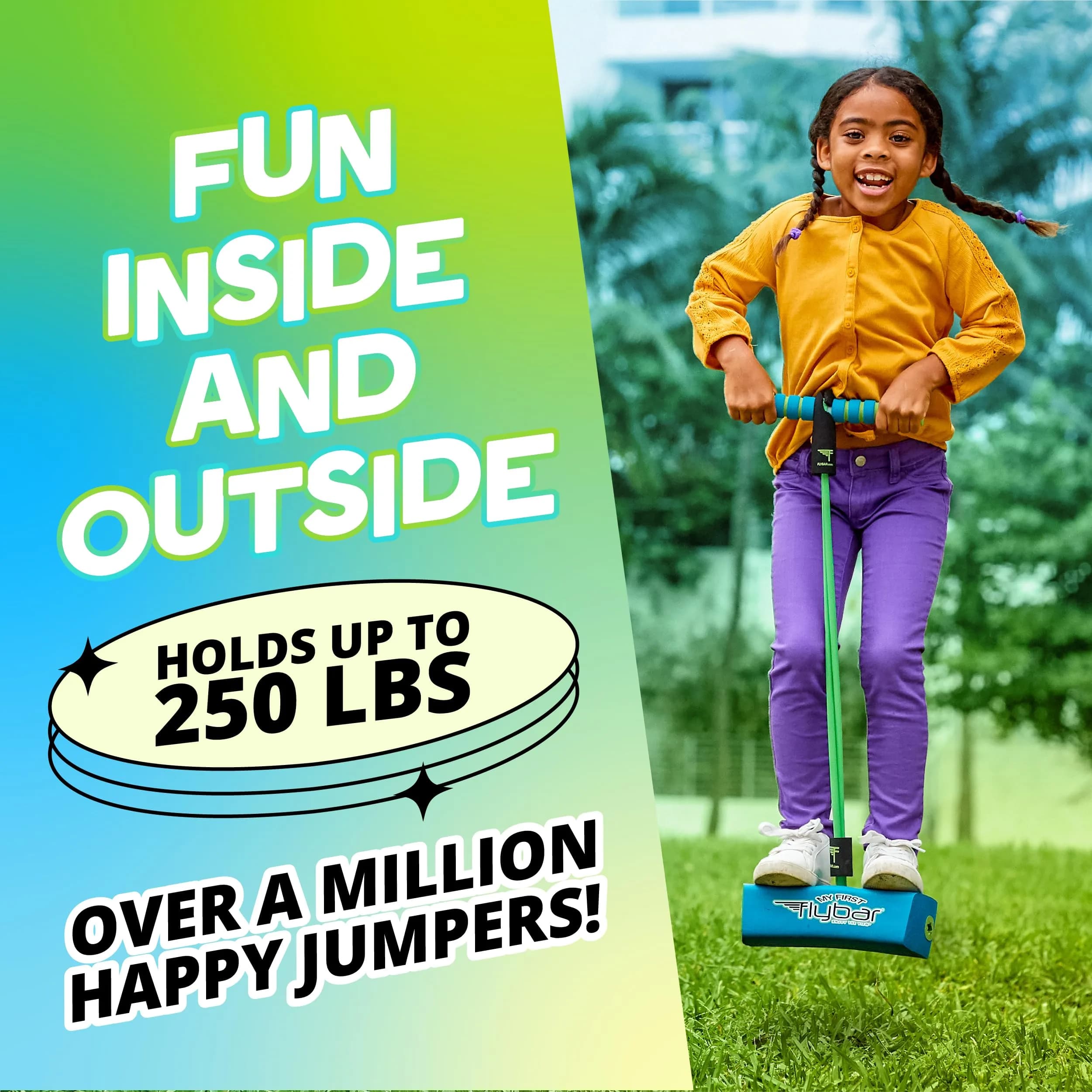Flybar My First Pogo Jumper for Kids Ages 3+ | Fun Educational Foam Pogo Stick - view 5
