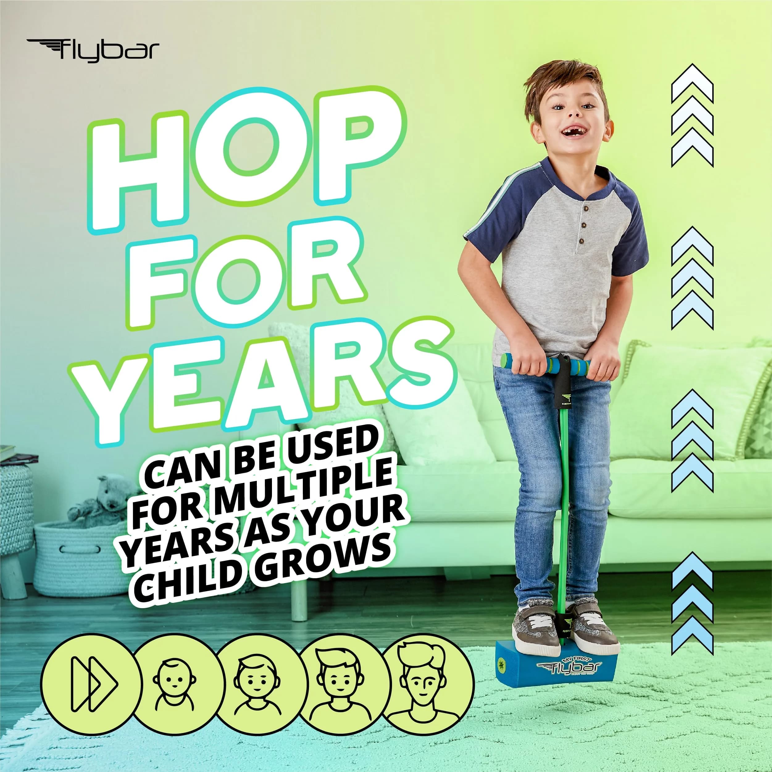 Flybar My First Pogo Jumper for Kids Ages 3+ | Fun Educational Foam Pogo Stick - view 6