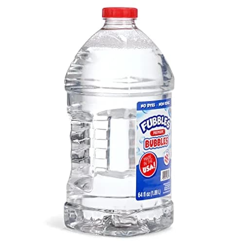Fubbles Premium Bubble Solution 1.89 L (64 oz) | Non-Toxic, USA-Sourced for All Bubble Machines thumbnail 6