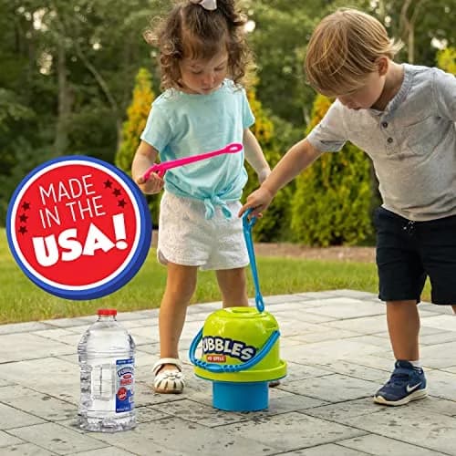 Fubbles Premium Bubble Solution 1.89 L (64 oz) | Non-Toxic, USA-Sourced for All Bubble Machines thumbnail 2
