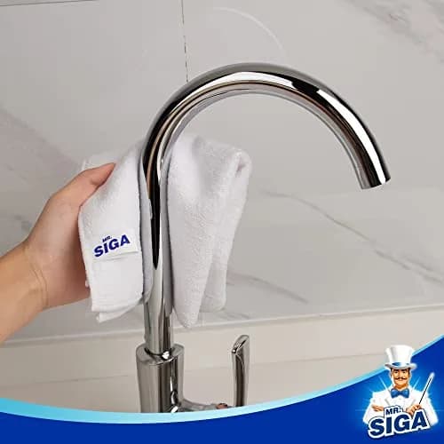 MR.SIGA Microfiber Cleaning Cloths, Streak Free Microfiber Towels, 12 Pack, 32cm x 32cm (12.6" x 12.6") | Absorbent & Lint-Free thumbnail 4