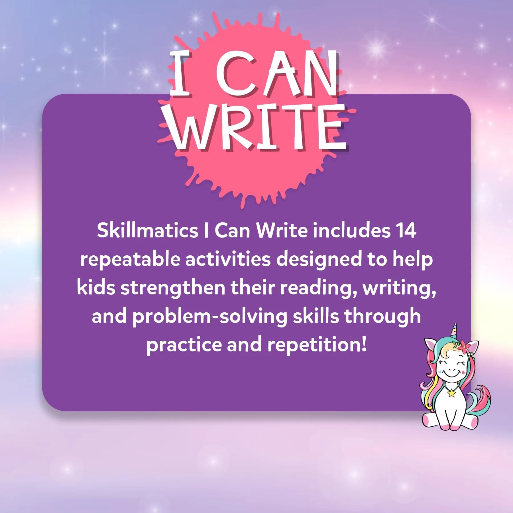 Skillmatics I Can Write Unicorn Edition Learning Activity for Preschoolers | 6 Activity Mats - view 6