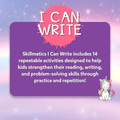 Skillmatics I Can Write Unicorn Edition Learning Activity for Preschoolers | 6 Activity Mats thumbnail 6