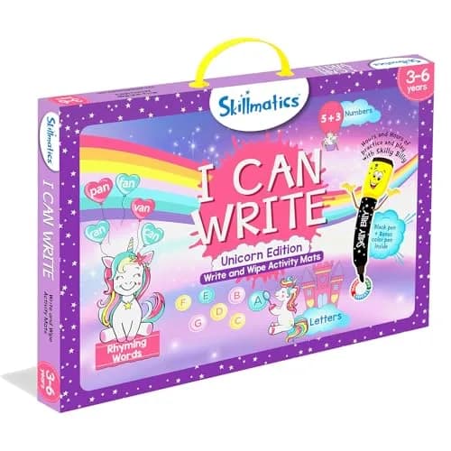 Skillmatics I Can Write Unicorn Edition Learning Activity for Preschoolers | 6 Activity Mats thumbnail 8