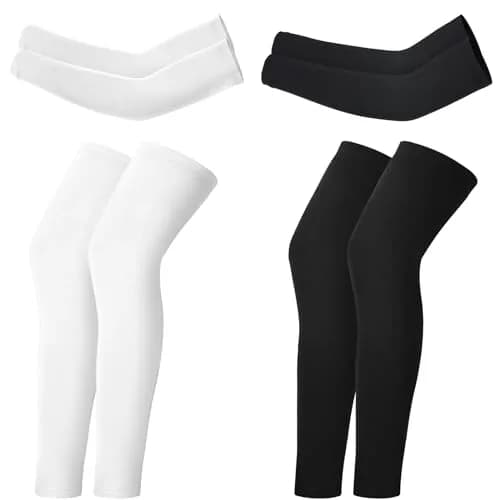 Geyoga Kids Compression Arm and Leg Sleeves Medium | Support & Sun Protection thumbnail 1