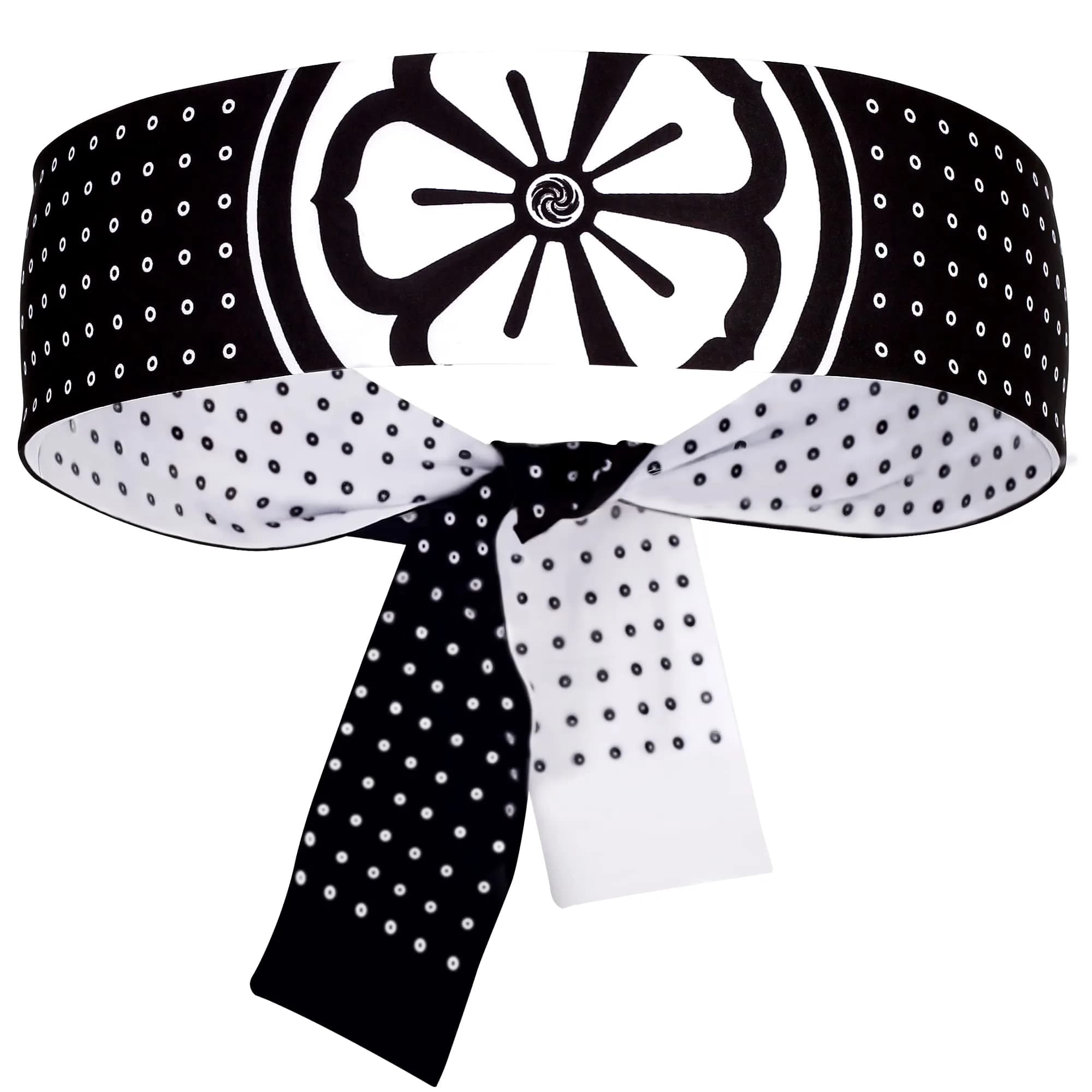 5Chaos Miyagi Do Karate Headband Costume, Daniel Larusso Head Tie 5.1cm (2" W) x 96.5cm (38" L) | Reversible Polyester Blend - main product image