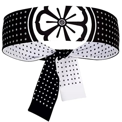 5Chaos Miyagi Do Karate Headband Costume, Daniel Larusso Head Tie 5.1cm (2" W) x 96.5cm (38" L) | Reversible Polyester Blend thumbnail 1
