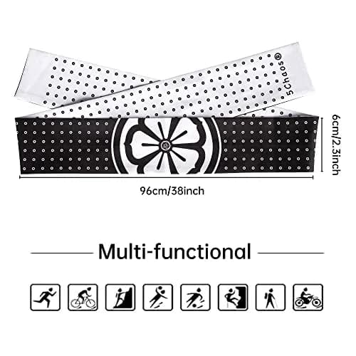5Chaos Miyagi Do Karate Headband Costume, Daniel Larusso Head Tie 5.1cm (2" W) x 96.5cm (38" L) | Reversible Polyester Blend thumbnail 5