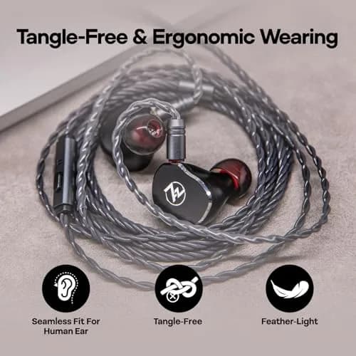 Linsoul Tripowin Grace Silver-Plated OFC Earphone Cable w/Mic | 1.25M, 3.5mm Plug, Microphone, Silver-Plated OFC thumbnail 5