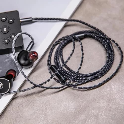 Linsoul Tripowin Grace Silver-Plated OFC Earphone Cable w/Mic | 1.25M, 3.5mm Plug, Microphone, Silver-Plated OFC thumbnail 7