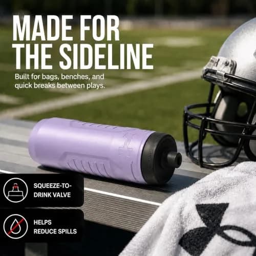 Under Armour Sideline Squeeze Water Bottle 946ml (32 oz) | Quick-Shot Lid for Easy Hydration thumbnail 4