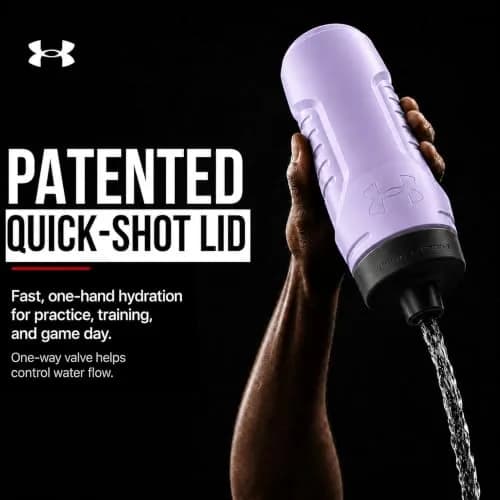 Under Armour Sideline Squeeze Water Bottle 946ml (32 oz) | Quick-Shot Lid for Easy Hydration thumbnail 3