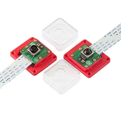 Arducam ABS Camera Case for Raspberry Pi Module 3, V1, V2 — Transparent, 25mm x 24mm Mount thumbnail 3