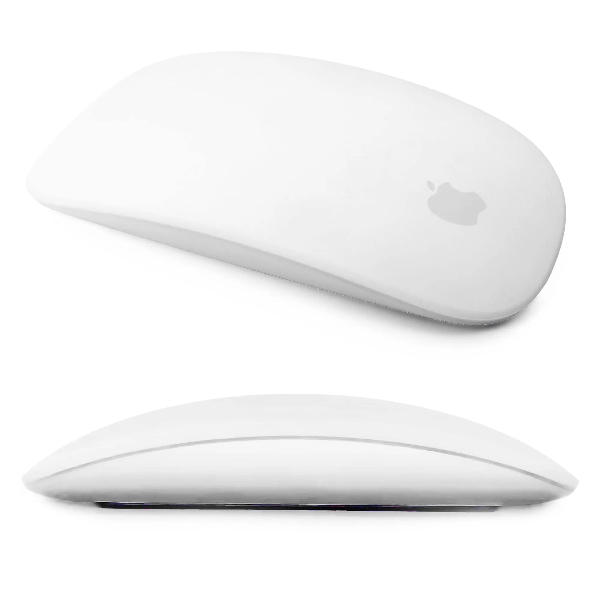 IRAINSUN Magic Mouse Silicone Case Cover for Apple Magic Mouse 1 & 2, White | Soft Ultra-Thin Silicone Skin — 2-White