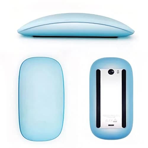 IRAINSUN Magic Mouse Silicone Case Cover for Apple Magic Mouse 1 & 2, White | Soft Ultra-Thin Silicone Skin thumbnail 2